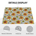 thumbnail image 3 of Yiaed Cute Sunflowers Print Highly Absorbent Microfiber Kitchen Counter Mat, Dish Drying Pad for Dishes, Utensils, Pots and Pans, Large 18" x 24", 3 of 7