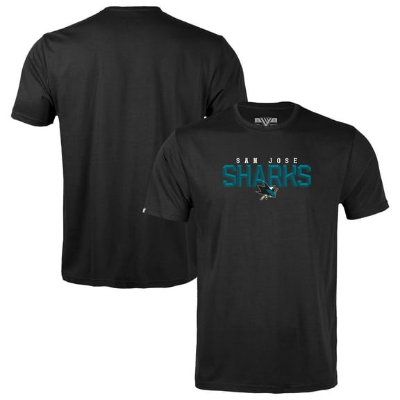 Youth Levelwear Black San Jose Sharks Little Richmond Carve T-Shirt