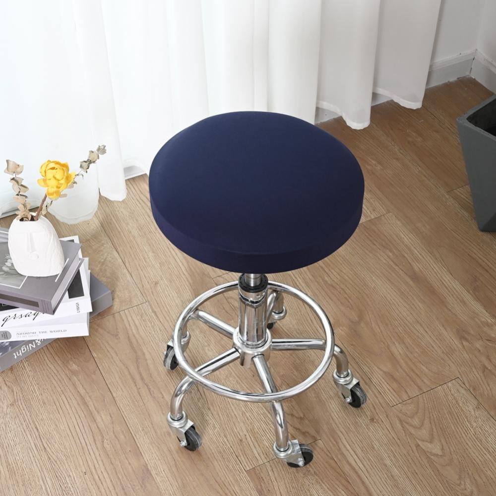 Round Stool Cover Stretch Bar Stools Seat Cover Barstool Cushion