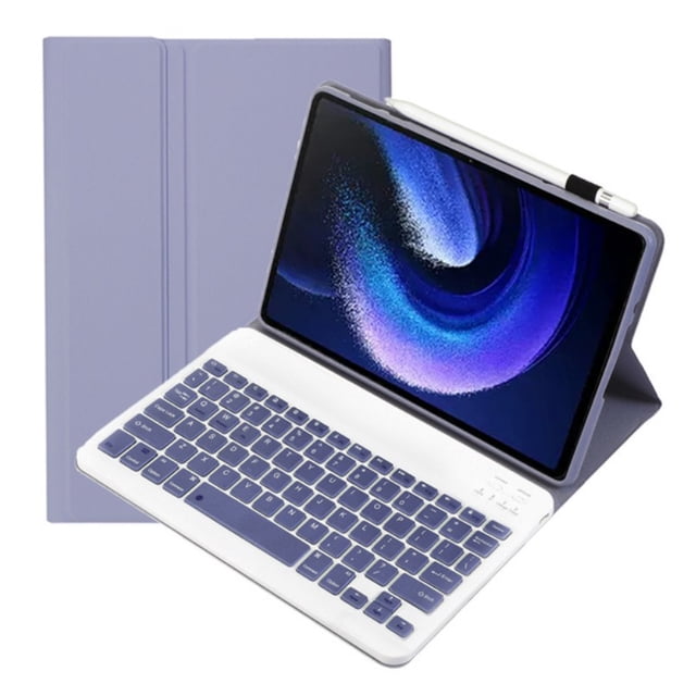 Candy Colorful Wireless Bluetooth Keyboard Case For for Xiaomi Redmi Pad SE 11 inch 2023 Tablet Detachable Magnetic Leather Case Leather-Keyboard 4