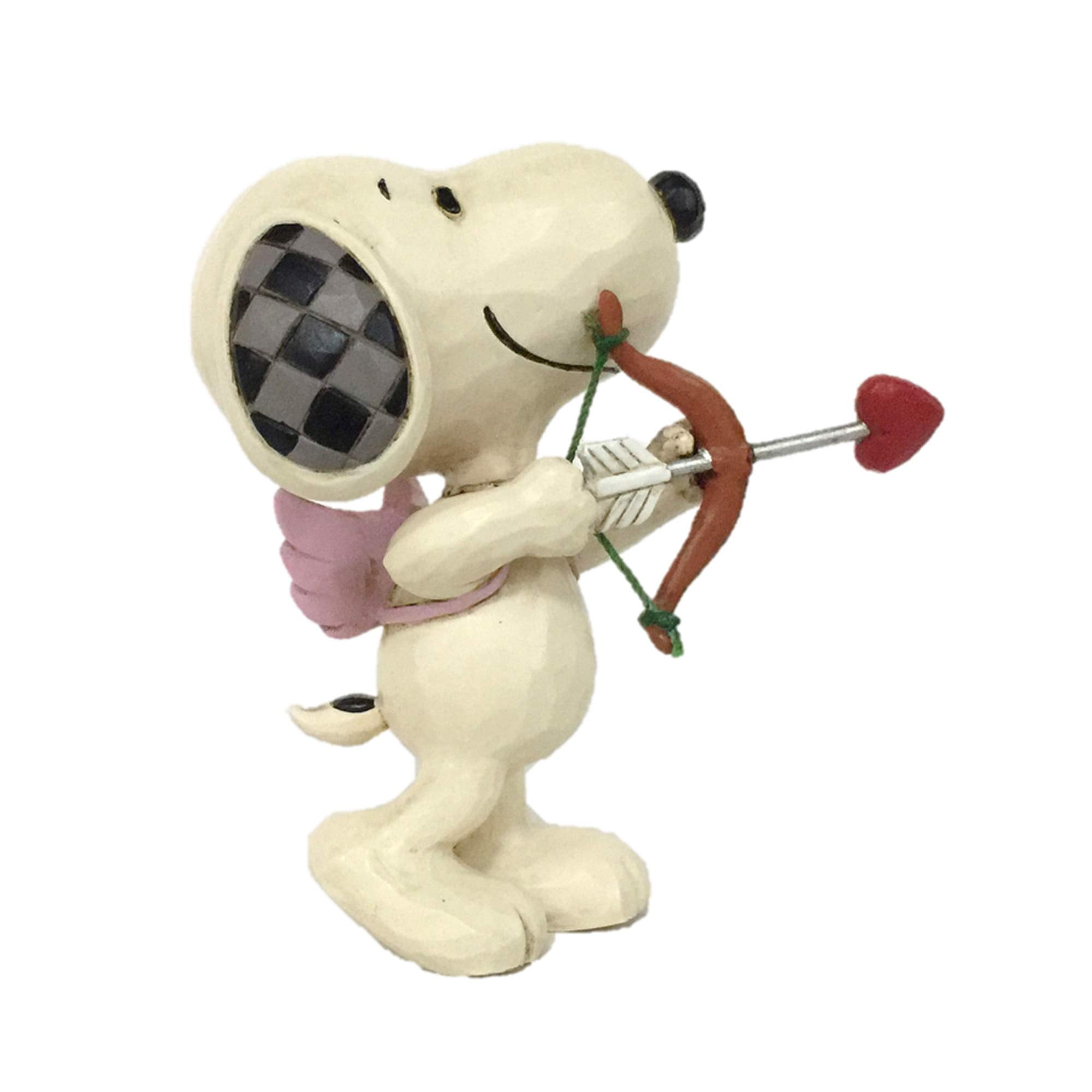 Enesco Peanuts by Jim Shore Snoopy Mini Love or Cupid Figurine, 1-inch high - Walmart.com
