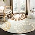 thumbnail image 2 of SAFAVIEH Soho Louise Polka Dots Wool Area Rug, Blue/Multi, 3'6" x 5'6", 2 of 9