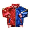 thumbnail image 3 of Mavlly Harley Quinn Costume with Red Blue Jacket for Kids (Girl's), 3 of 5