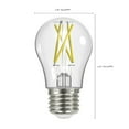 thumbnail image 2 of Satco 8w LED Bulb A19 Clear Finish 4000K 90 CRI 120 Volt - 60w-equiv, 2 of 7