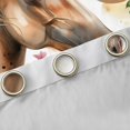 thumbnail image 4 of Erosebridal Brown Horse Curtains Pack of 2 (42x84 Each), Colorful Floral Curtains Blackout for Girls Women, 4 of 6