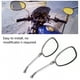 thumbnail image 5 of Juego de 2 uds. De espejo retrovisor lateral Retro para motocicleta, barra l negra y barra R, 10mm, 5 of 7