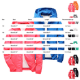 thumbnail image 4 of Kids Boys Girls Hoodie Jacket 2 Pack Hooded Lightweight Windbreaker Jackets Full Zip Outerwear Waterproo𝐟 Uniform Trench Coat, 4 of 8