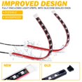 thumbnail image 4 of Xprite 4PC Celestial Series Interior RGB LED Car Light Set with Remote Control - Powered by USB, 4 of 7