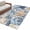 Blue Grey, variant on Area Rug for Living Room, Blue Starfish Coastal Non-Slip Indoor Large Carpet for Bedroom/Dining Room, Eucalyptus Summer Nautical Shell Washable Low-Profile Rectangle Floor Runner Rugs - 4 x 6 Ft