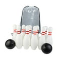 thumbnail image 2 of amleso Kids Bowling Set 10 Pin and s Indoor Play Toys Interactive with Storage Bag Outdoor Sports Game for Yard Playground Lawn 25cm, 2 of 8