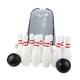 thumbnail image 2 of Juego de bolos para niños con habilidades de almacenamiento Motor Motor Educational Outdoor Sports Juego 10 pin y 2 bolas para el césped del patio de 25 cm, 2 of 8