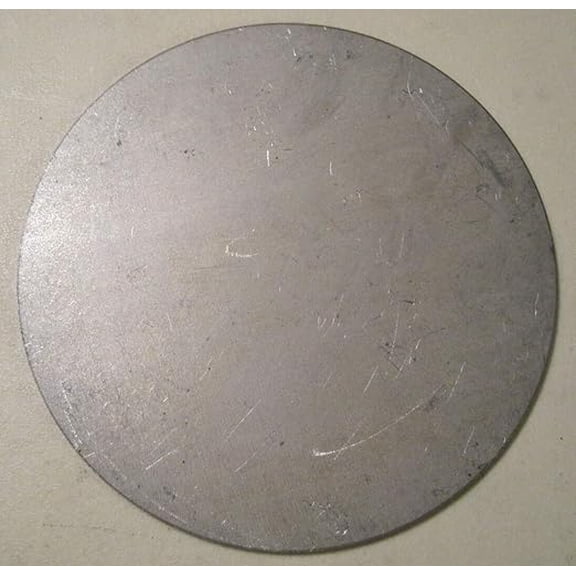 x 6.00 Steel Plate, Disc, Circle, A36 Steel, .125" Thick