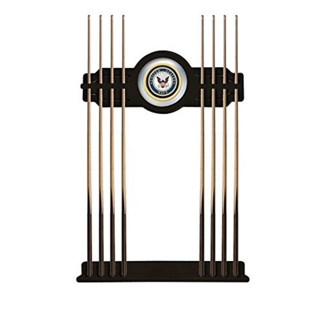 Holland Bar Stool CueBKNavy United States Navy Cue Rack - Black