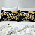 thumbnail image 4 of Erosebridal Sport Footabll Sheet Set Twin,Ball Game Bedding Sets Twin Size,Teenager Bedroom Decor(Pittsburgh),Breathable,3pcs, 4 of 7