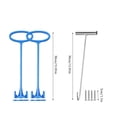 thumbnail image 3 of Sokhug Pool Skimmer Basket Hooks 2 Pack, 12 Inch Stainless Steel Handles, Replacement Cleaning Tool Accessories, 3 of 6