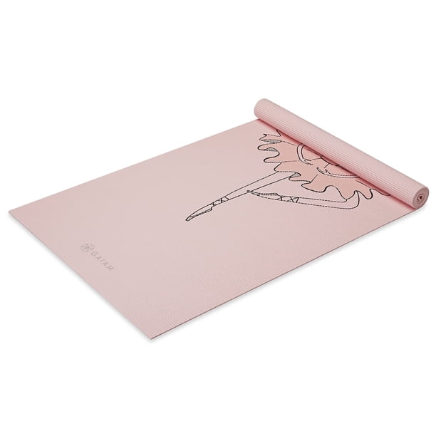 Tapete de yoga para niños, para yoga con impresiones divertidas, ideal para bebés, niños pequeños activos y tranquilos (60 pulgadas de largo x 24 pulgadas de ancho x 3 mm de grosor) -