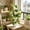 Yellow-YE, variant on MMJ Artificial Flowers Phalaenopsis Orchid Stems Faux Silk Home Decor for Living Room Bedroom Office Indoor Decoration Wedding Centerpiece 15.75x3.15x3.15in