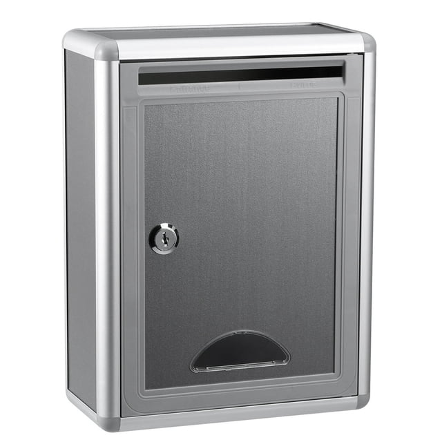 EASTIN Box Suggestion Wall Drop Lock Mailbox Mount Donation Mounted Ballot Locking Key Hanging Boxes Small Post Mail Letter