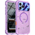 thumbnail image 1 of Funda de teléfono Mangix para iPhone 17 Pro Max, resistente al agua, color morado, 1 of 9