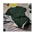 thumbnail image 6 of Lacoste Mens Crew Neck Pima Cotton Jersey T-shirt Khaki Green TH6709 307, 6 of 6