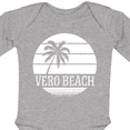 thumbnail image 4 of Inktastic Vero Beach Florida Vacation Boys or Girls Long Sleeve Baby Bodysuit, 4 of 5