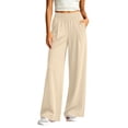 thumbnail image 2 of Jaunzuar Workout Pants Women Straight Leg Solid Color Gym Pants Athletic Running Casual Pants with Pockets M, 2 of 6