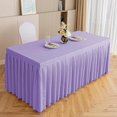thumbnail image 1 of Feltree Plastic Rectangle Table Cover 47x16x30 Inch Wipe Clean for Party Events and Celebrations, 1 of 8