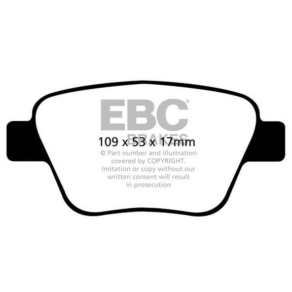 UD1456/ EBC OE Brake Pads Fits select: 2010-2018 VOLKSWAGEN JETTA, 2012-2015 VOLKSWAGEN PASSAT
