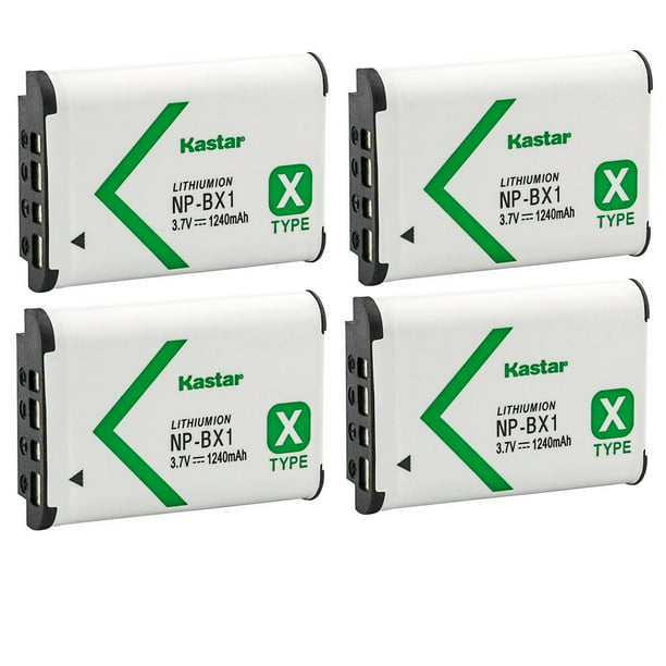 Kastar 4-Pack NP-BX1 Battery Replacement for Sony Cyber-shot DSC