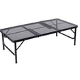 thumbnail image 1 of Camping Folding Table Portable Tri-fold Outdoor Table Adjustable Heights Foldable, 1 of 8
