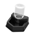 thumbnail image 4 of Comedero para reptiles, resistente, para mascotas, adorno, fácil limpiar, regalo, dispensador agua portátil para serpientes, geckos y tortugas. Negro, 4 of 8