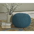 thumbnail image 2 of Ashley Furniture Nils Sphere Pouf in Teal, 2 of 2