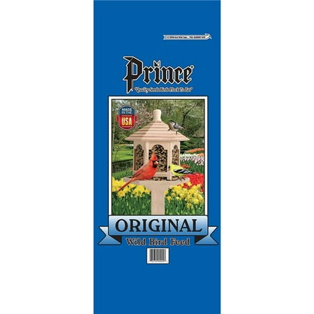Prince Wild Bird Seed 40 lbs Original Wild Bird Feed Blue Bag  Blue