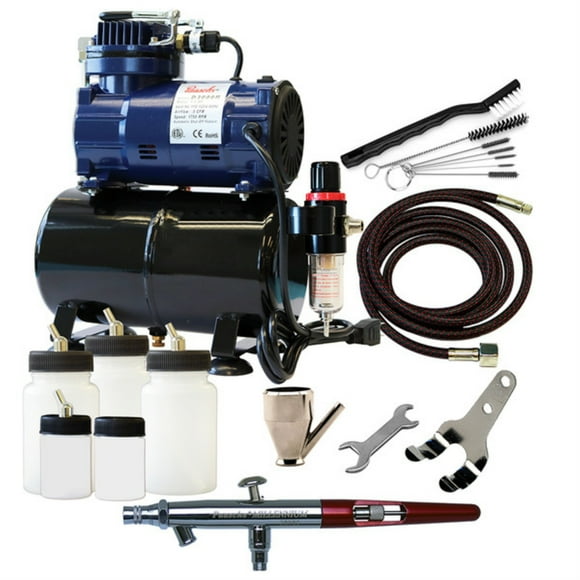 Airbrush Package: (MIL-1AS, D3000R & AC-7 & (3) BA-60-3P)