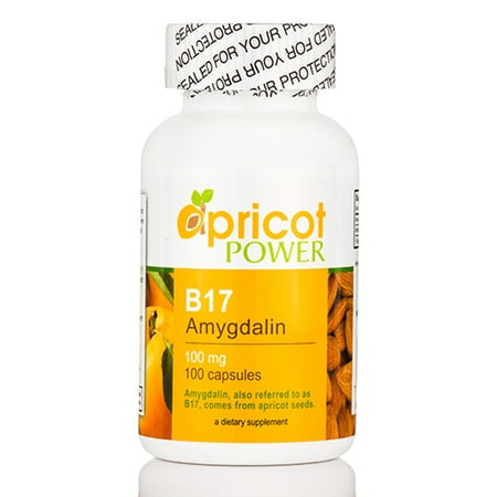 B17 (Amygdalin) 100 mg - 100 Capsules by Apricot (Best Way To Get Vitamin B17)