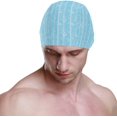 thumbnail image 2 of FYBTO Swimming Cap Floral Blue Flower Adult FYBTO Polyester, 2 of 4