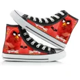thumbnail image 2 of Angry Birds-zapatos de lona antideslizantes transpirables para hombre y mujer, zapatillas informales de alta calidad con imagen de animación de dibujos animados para estudiantes, novedad, 2 of 5