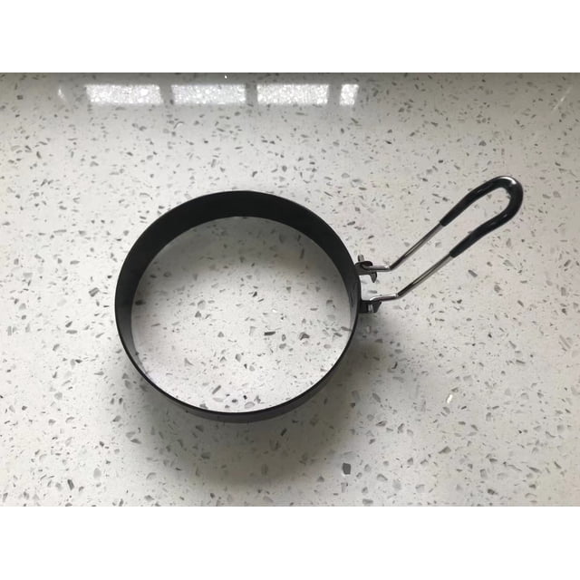 Molde de acero inoxidable 430 para huevos fritos, utensilios de cocina para hornear para el hogar, molde para huevos fritos, sartén antiadherente, anillo para huevos fritos