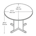 thumbnail image 6 of 42 Inch Round Conference Table in Hansen Cherry - Engineered Wood, 6 of 7