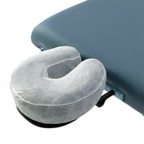 Royal Massage Set of 50 Disposable Fitted Face Cradle Covers - Massage Table Headrest Sheet with Non-Stick Elastic Grip