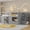 Gray, variant on Harper & Bright Designs Full Size Wood Loft Bed with Storage Drawer and Shelf, Low Loft Bed Frame with Stairs and 7 Colors LED Light for Boys Girls, Gray