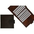 thumbnail image 1 of Mens Cowhide Leather Credit Card Holder Trifold Wallet with Snap Enclosure 1512 CF, 1 of 10