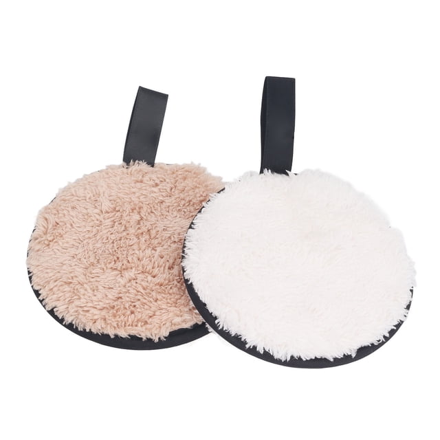 Almohadillas de maquillaje reutilizables, almohadillas de maquillaJe lavables de fibra de fibra de fibra de planta para la lavado facial