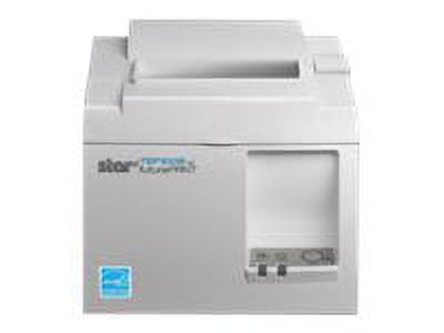 Star Micronics TSP143IIIBi Bluetooth Thermal Receipt Printer for iOS, Android, and Windows with Auto-cutter and Internal Power Supply - White.