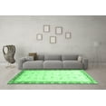 thumbnail image 3 of Ahgly Company Indoor Rectangle Oriental Emerald Green Modern Area Rugs, 2' x 4', 3 of 4