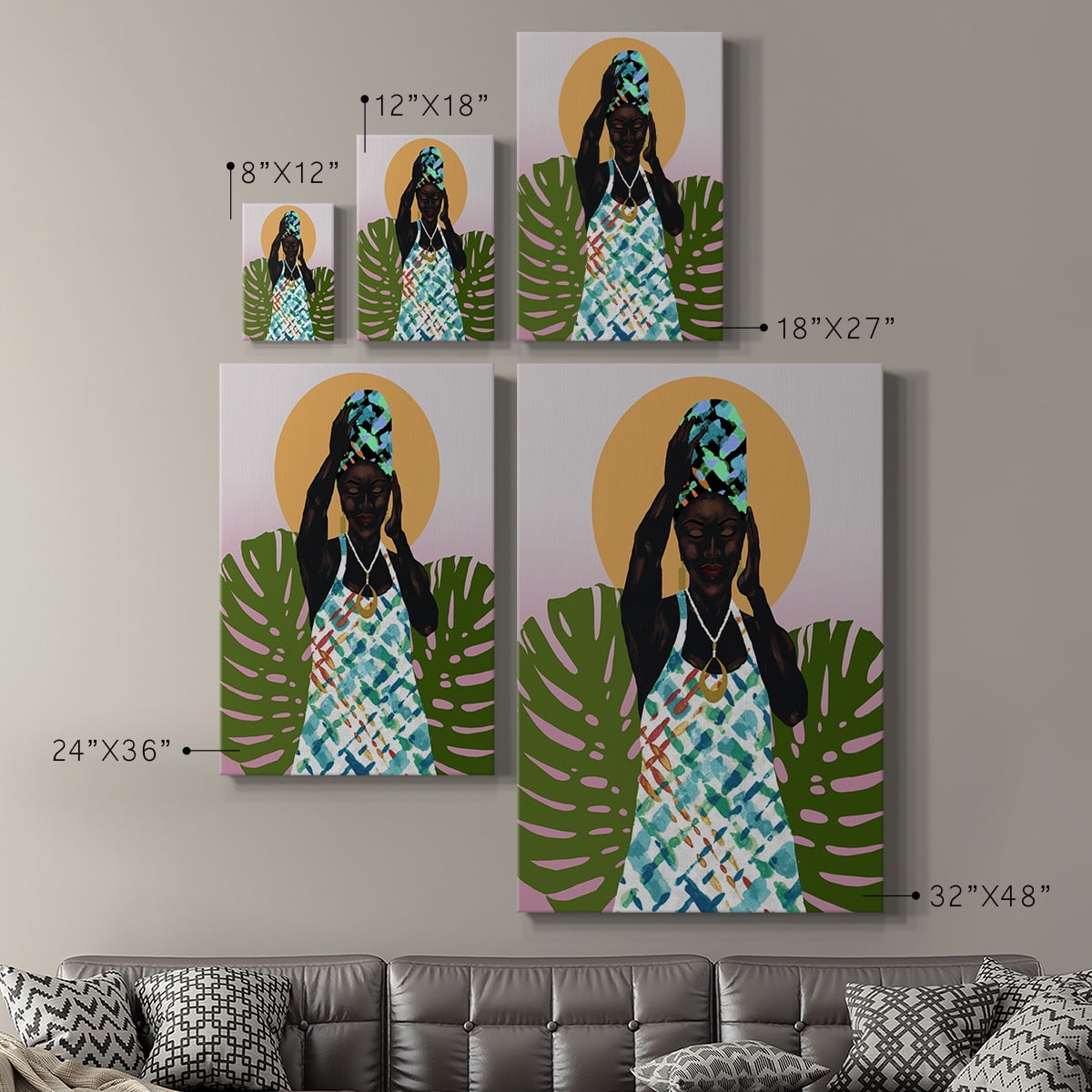 Her Faith Premium Gallery Wrapped Canvas - Ready to Hang