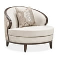 thumbnail image 3 of Camellia Field Velvet Matching Chair - Porcini/Warm Pecan, 3 of 13