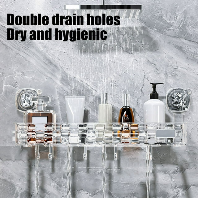 Kitchen Sink Faucets Suction Cup Non Porous Wall Mounted Kitchen Faucet Rack, Sink Rack, Drainage Basket, Steel Sponge Storage Rack, Bathroom Rack