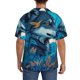 thumbnail image 3 of Fotbe Blue Iceberg Leaf Wolf Camisa Estampada de Manga Corta para Hombre, Casual de Verano, Estilo Playero, Sin Arrugas-Medium, 3 of 5