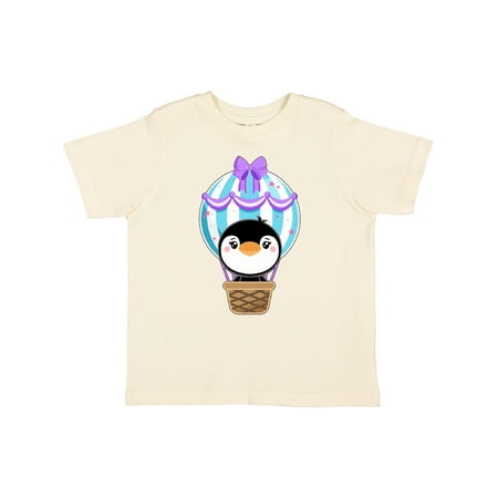 

Inktastic Cute Penguin in a Hot Air Balloon Gift Toddler Boy or Toddler Girl T-Shirt